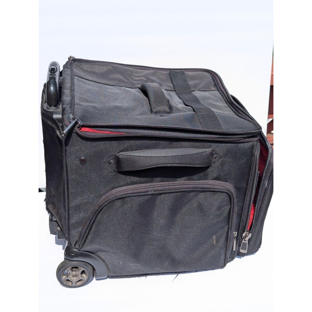 ATIVA Mobil-IT Rolling Briefcase Laptop Bag Carry On 18x16x13 Black Wheeled - Picture 11 of 16